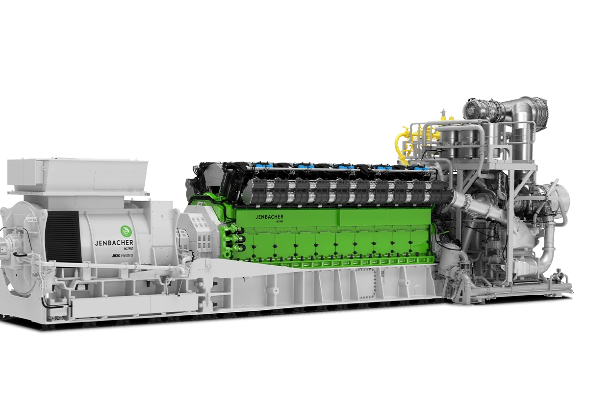 Módulo CHP de motor de gas Jenbacher J920 FleXtra